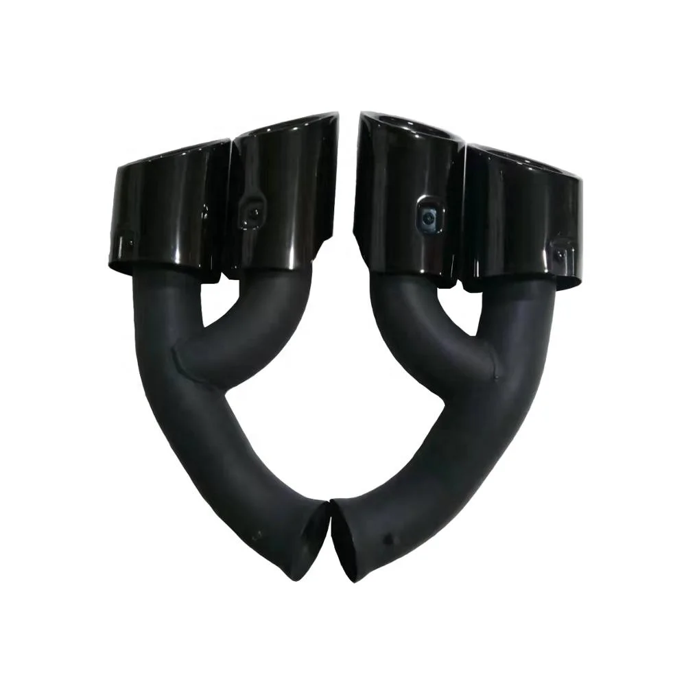High Quality Performance Black Titanium Exhaust Pipe Chrome Exhaust Tips