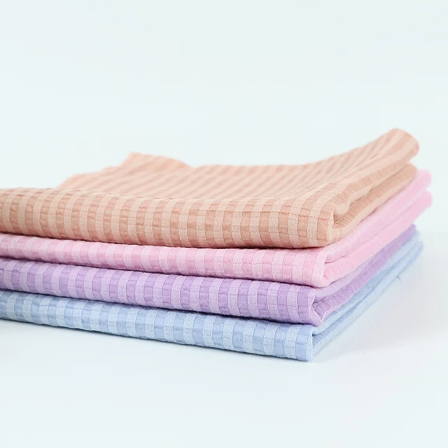 88GSM Brocade Cotton Tencel Plaid Fabric Thin Breathable Fashionable Sun Protection for Dresses Camisole Tops