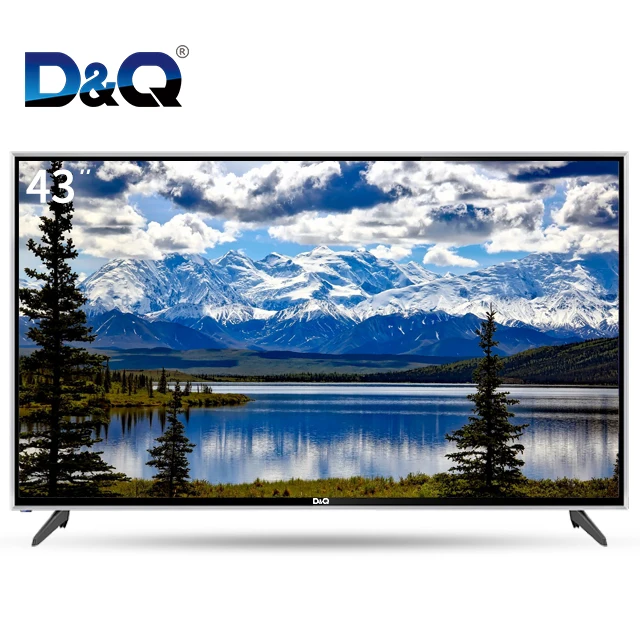 D & Q Китай дешевая цена smart tv 43 дюймов android система ТВ Поддержка Мультимедиа led tv дюймов 43