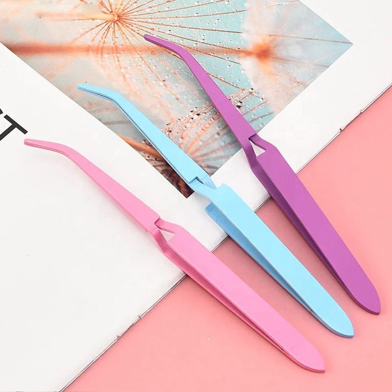 Nail Art Shaping Clip Cross Lock Tweezers Manicure Tool UV Gel Tool Multi-Function Stainless Steel Nipper Picking Up Nail Clip