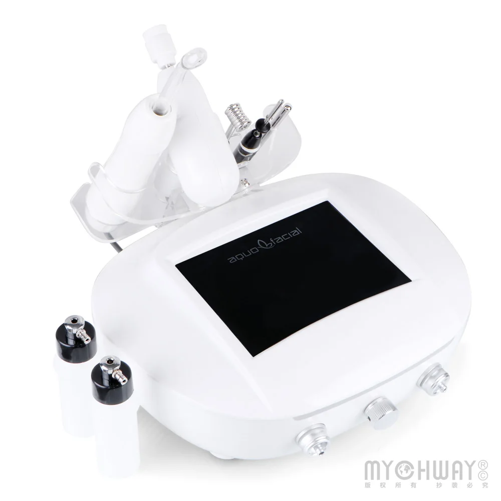 High Frequency +ION/-ION +Dermabrasion Anti-bacterial Ance Treatment With Auto Brush Face Skin Beauty Machine