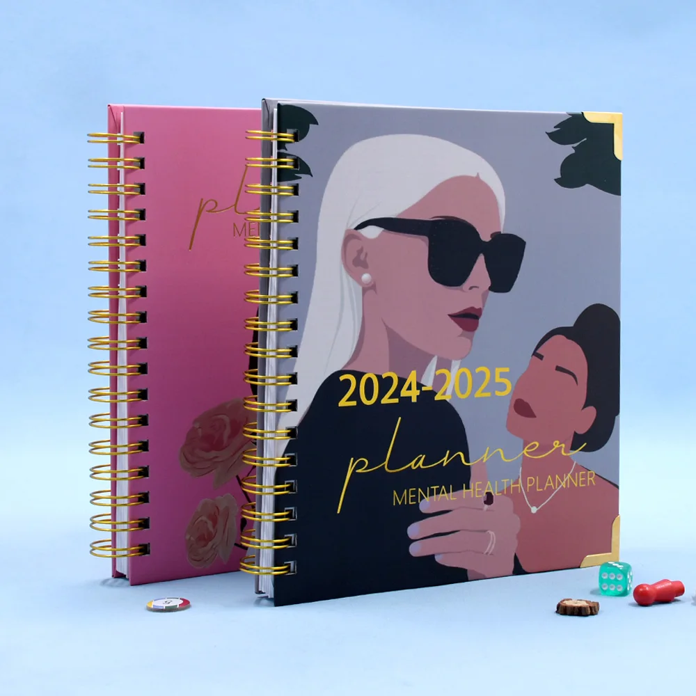 Plant Custom 2024-2025 Hardcover A5 Life Journal Notebook Printed Diary Notebook Planner Printing