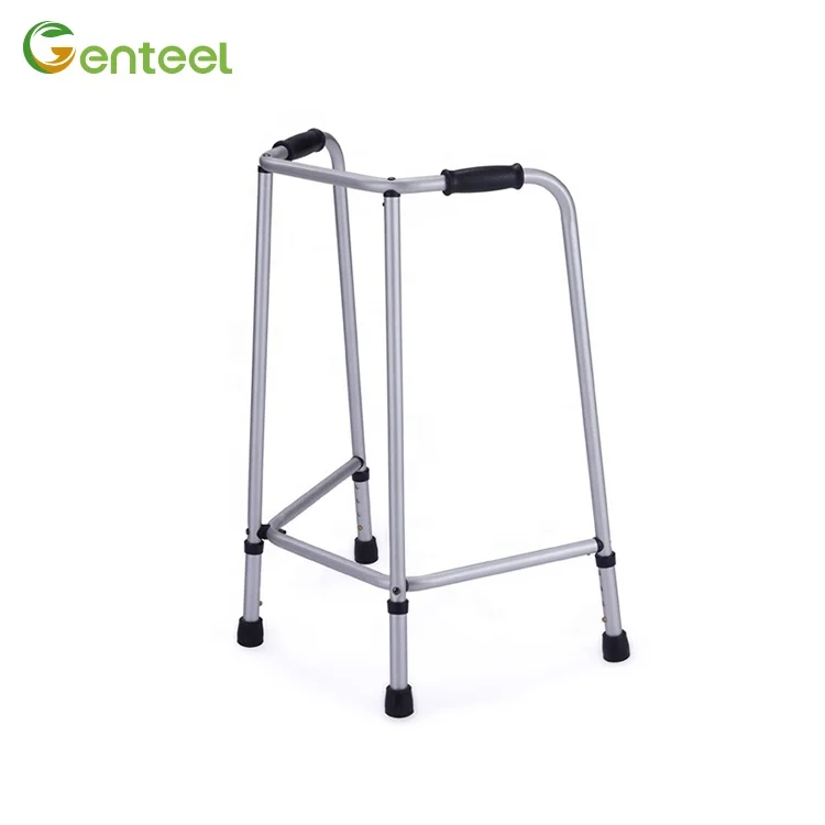 Elderly Care Old People Upright Outdoor Walker Portable Walking Frame Height Adjustable Medical Walkers For Adults