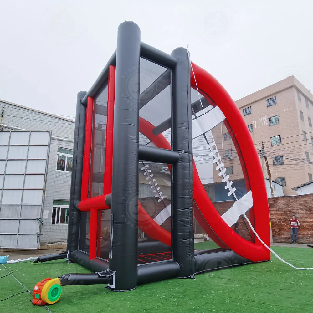 New Sale Interactive Amusement Park Games Interactive Challenge Games Football Inflatable Game Inflatable Football Goal Post
