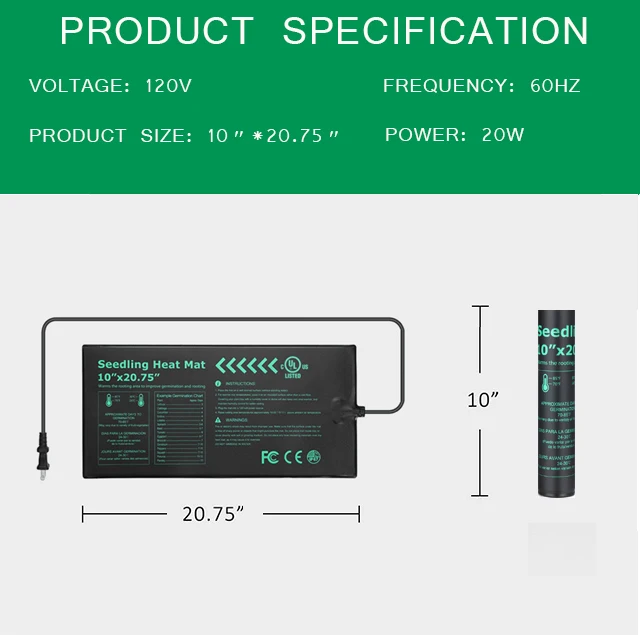 Factory Price Warm And Cutting Warming For Plant Seedling Heat Mat Uk