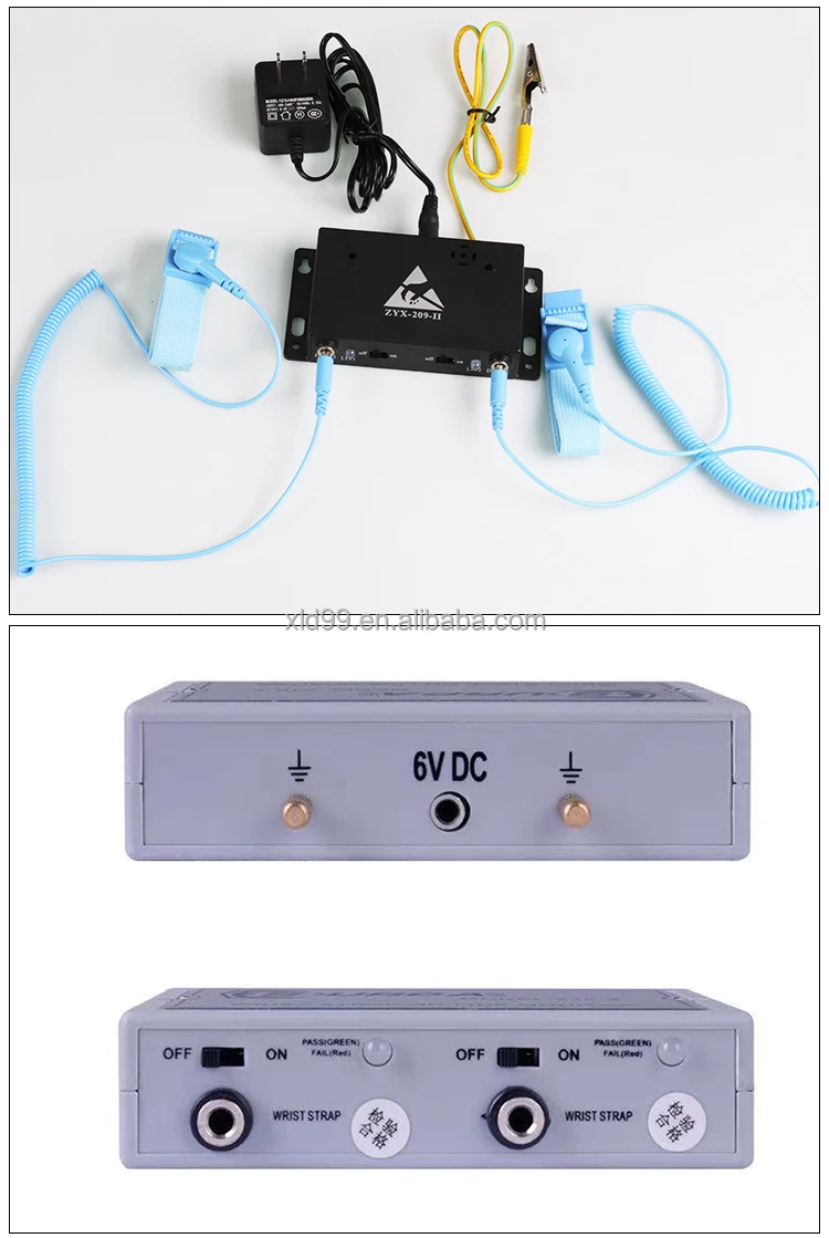 Surpa 518-2 Antistatic Esd Surface Resistance Tester Wrist Strap Online Monitor