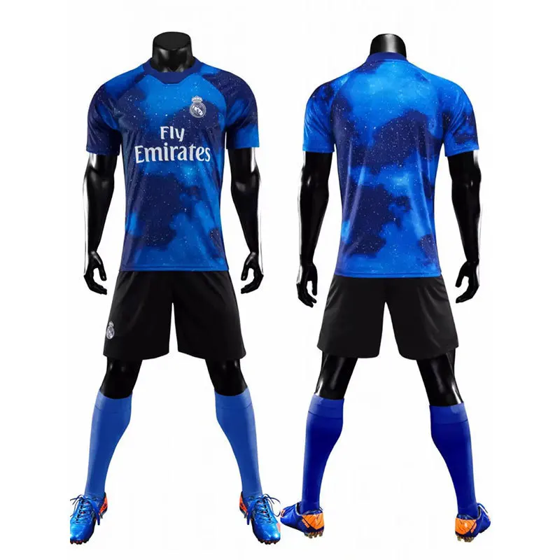 Мужские футболки с сублимационной печатью, тренировочная форма, набор футбольных комплектов, Футбольная Одежда на заказ