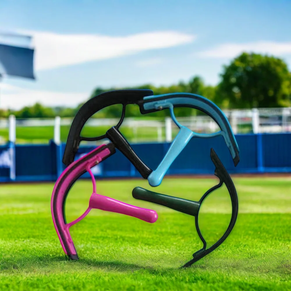 Factory Wholesale Custom Logo Plastic Horse Comb Sweat Scraper for Cleaning and Horse Care