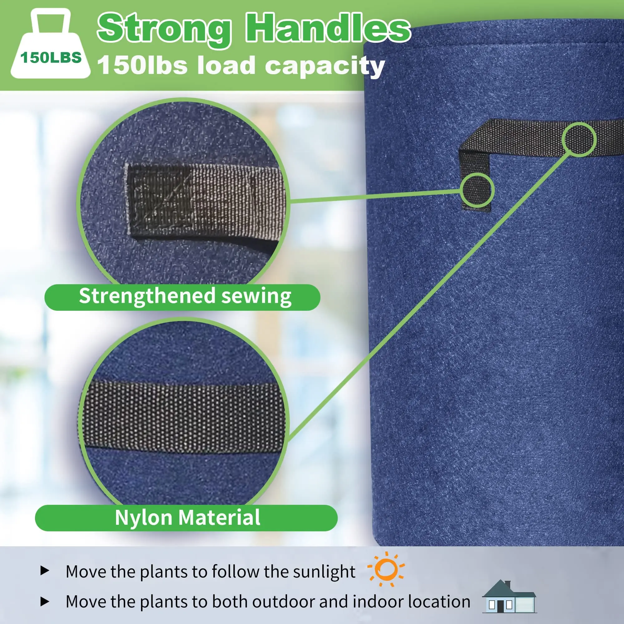 Wholesale Hot Selling Thickened Non-woven Seedling Pots Plant Growth Plant Fabric Pot Cover