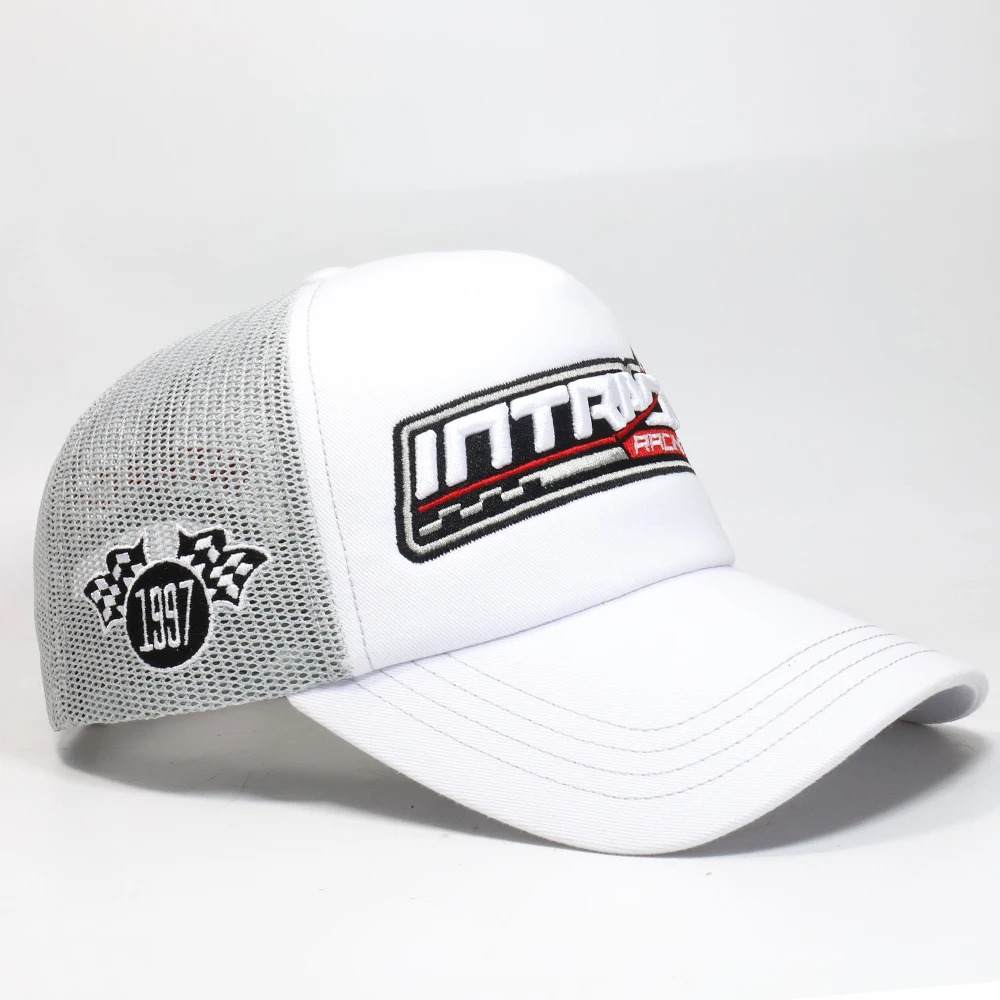 Custom Made High Quality Men UAE Dubai Style Gorras Caps Adult Foam Mesh White Trucker Hats