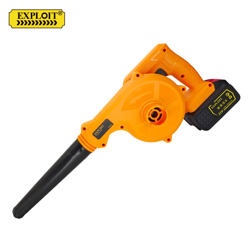 Heavy duty high power plastic air dryer blower portable custom 21v lithium Lithium battery leaf  blower