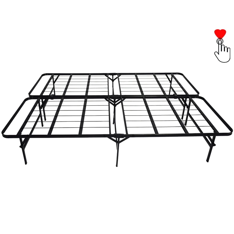 2020 Top online buy double frame black wrought iron bed
