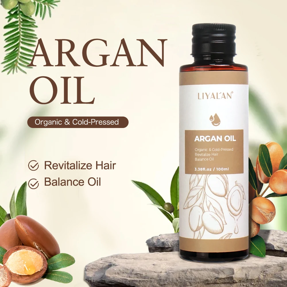 Private Label Organic 100% Pure Carrier Oil Cold Press Hair Treatment Argan Oil For Skin Hair Care Massage