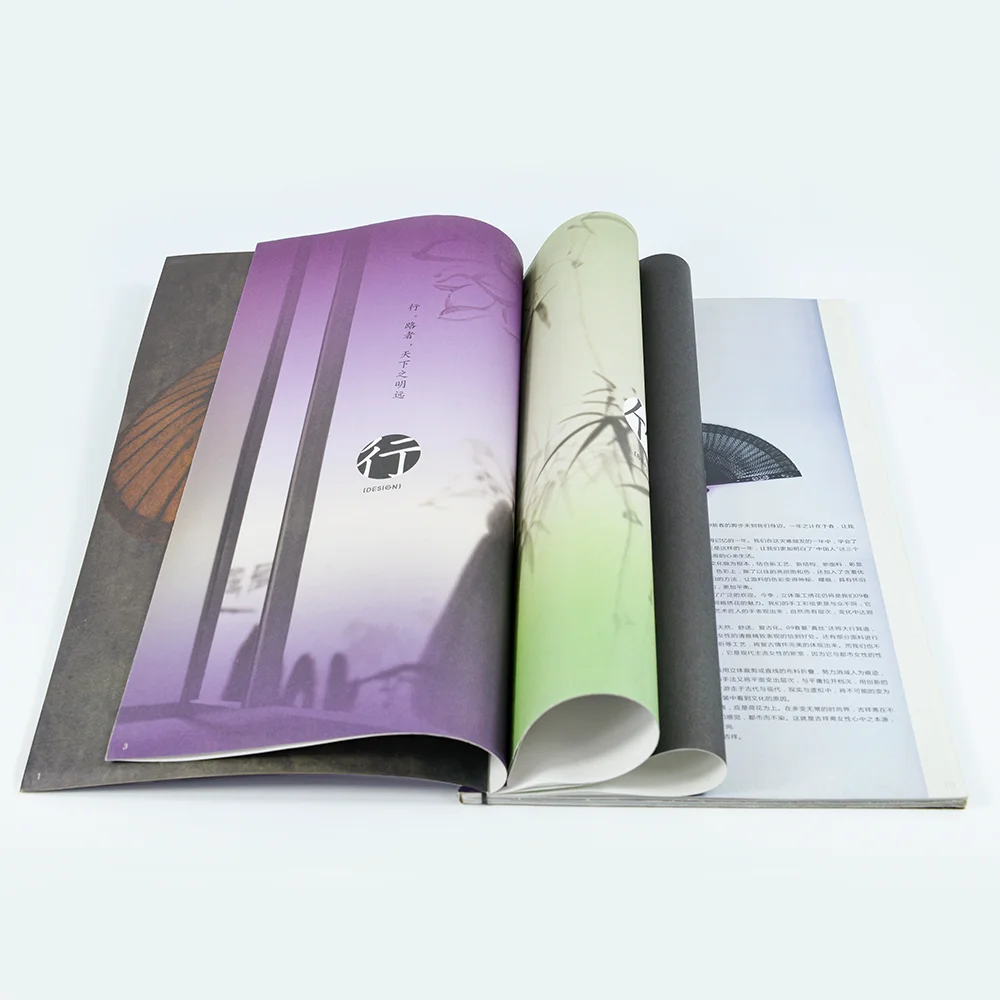 Офсетная печать художественная бумага брошюра свадебный фотоальбом дизайн с быстрой доставкой