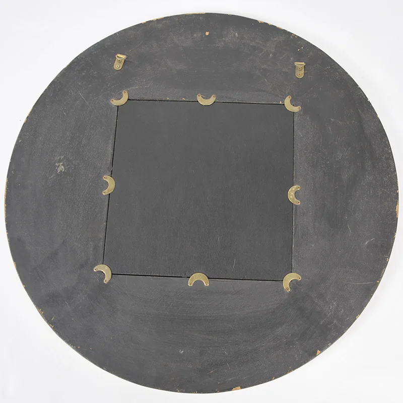 71 Antique Copper Cash Shape Round decor Novel Vintage Decor large Wall Mirror decoration Living Room dropshipping products 2024