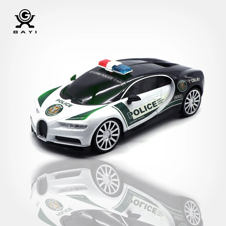 Hot sale kids electric wireless 1:16 scale  remote control series police car toy for boys