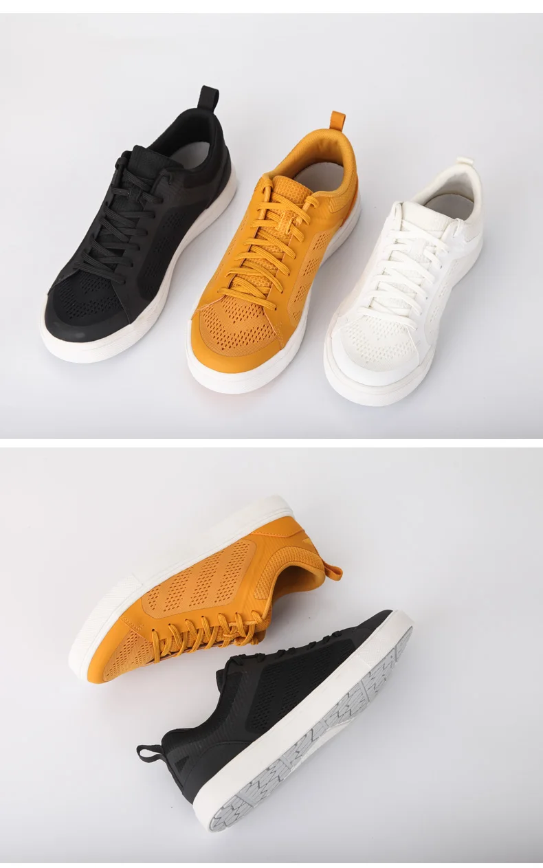 Белые деловые туфли устойчивые к пожелтению мягкие удобные мужские кроссовки на плоской подошве для отдыха