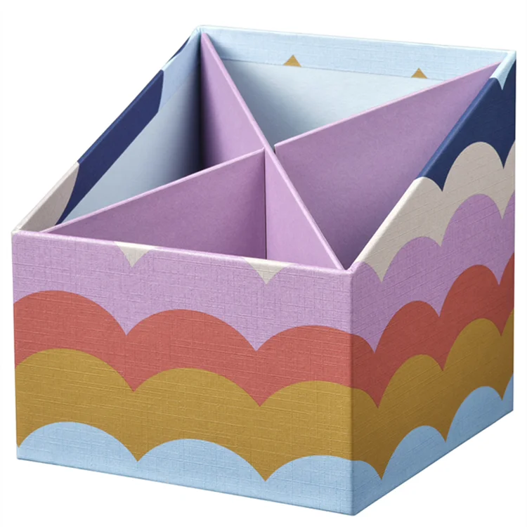 The latest design reusable concise non-toxic natural selected quality modern stationery desk top organizer