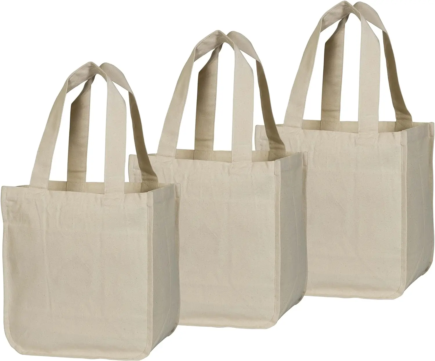 Best Shopping Inner Compartment Organic Cotton Washable Thick Edge Canvas Tote Bags Wholesale Canada