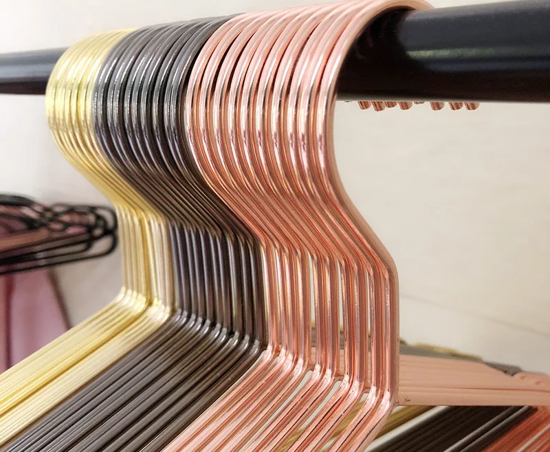 Manufacturer metal wire Hanger,gold Metal Hanger,garment hanger