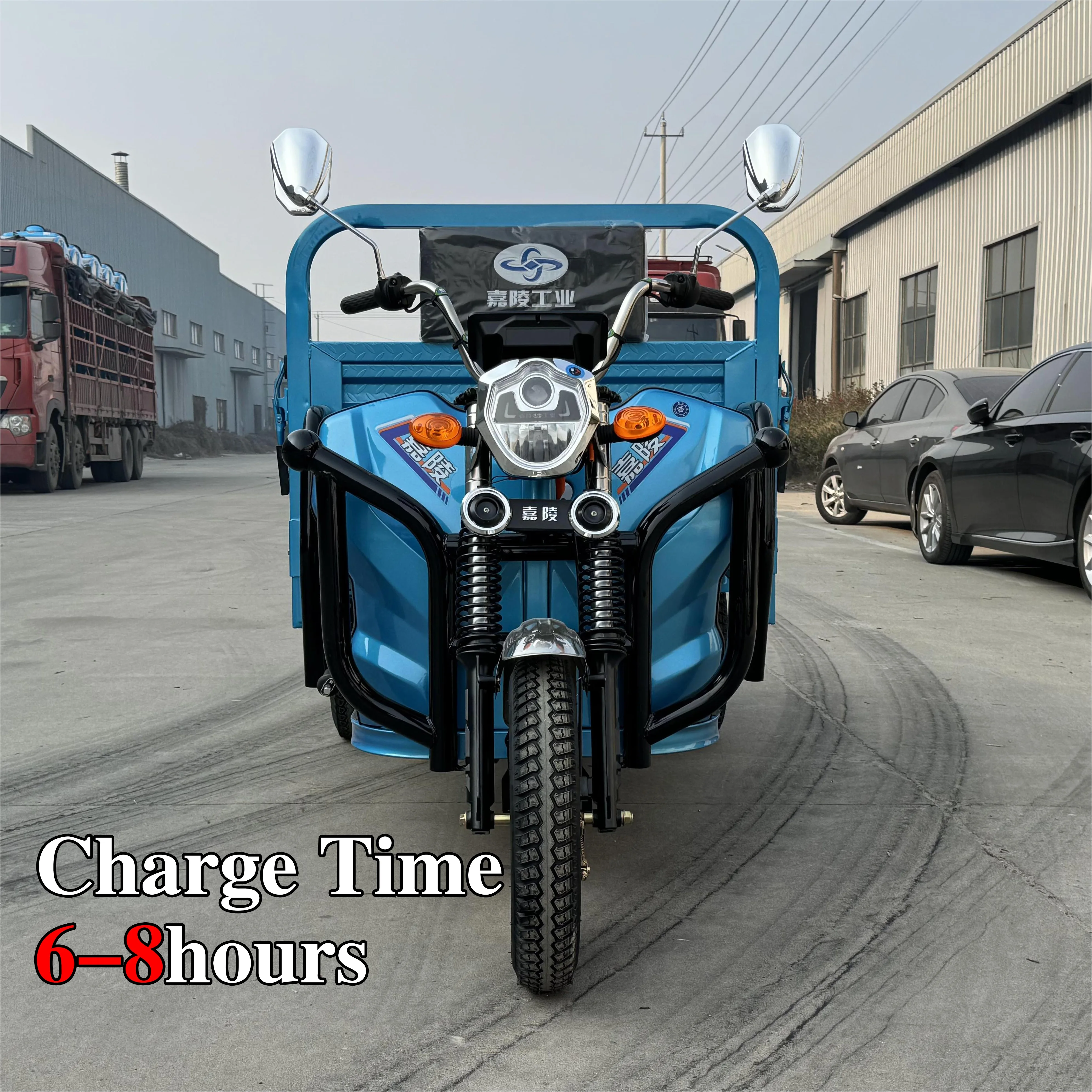 ZZ160 Electric cargo tricycle 3 wheel electric for cargo hot selling in china