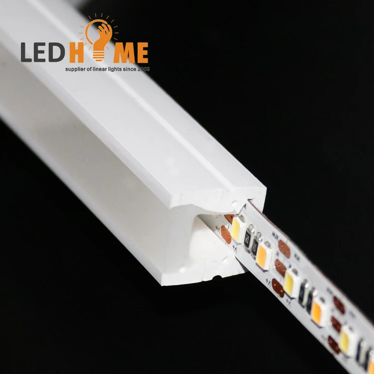 16*16mm milky  Flexible bendable silicon neon tube light