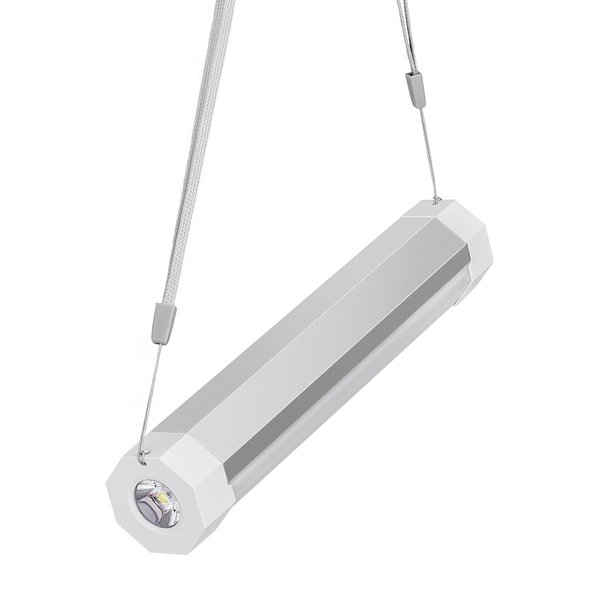 UY-Q8T Unique Octagon Design Lamp Magnetic USB Rechargeable White LED Torch Flashlight Light