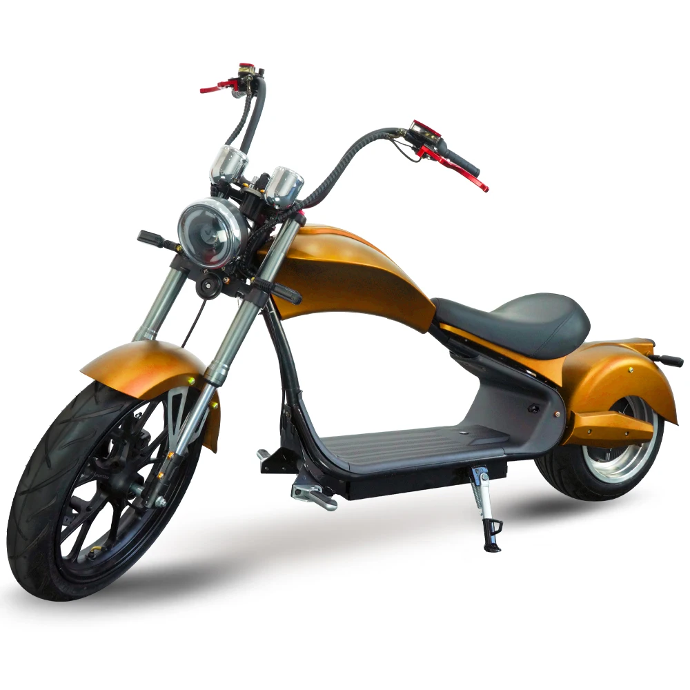 Factory Outlet Fat Tire Electric Motorcycle for Adults Citycoco Chopper Electric Scooter Dual Speedmeters