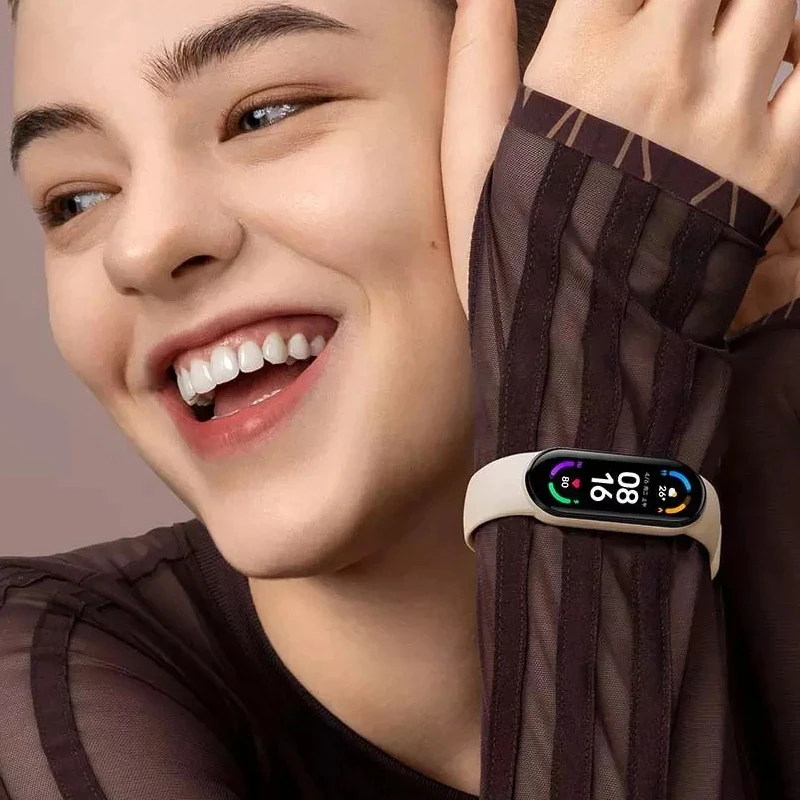 Original Global Version Xiaomi Mi band6 Wristband bt 5.0 5ATM Blood Pressure Waterproof Fitness Bracelet Tracker Mi Band 6