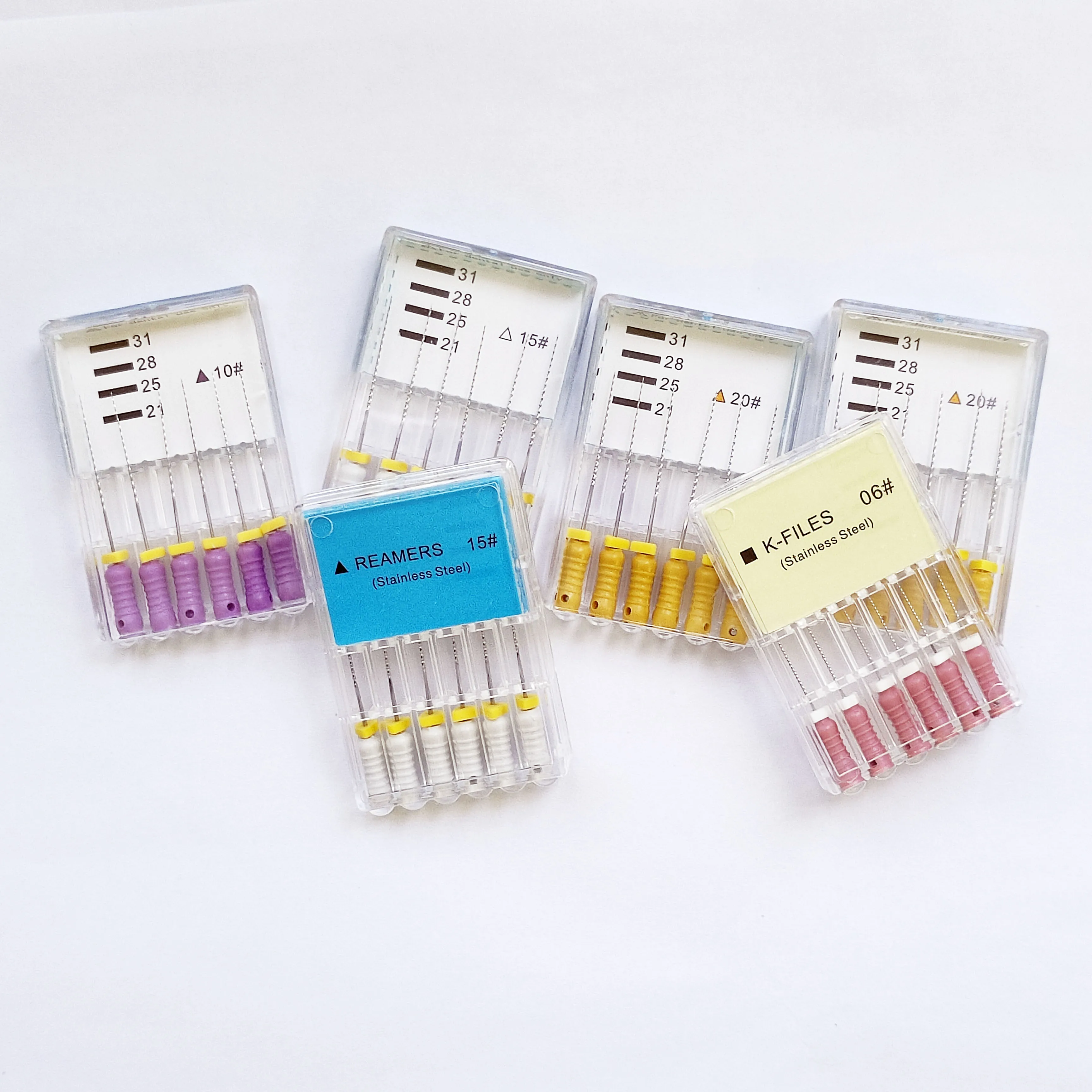 Dental Endodontic Stainless Steel & Niti K-File and H-File and Reamer/Spreader/Plugger