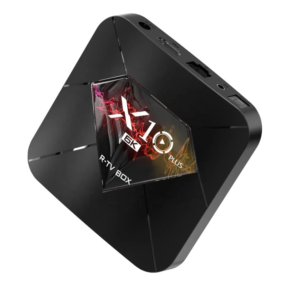 Android TV Box X10 PLUS Quad Core 2GB Android 9.0 Smart Voice 4GB 32GB Set Top Box