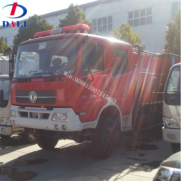  Пожарная и спасательная машина DLQ Euro 5 Dongfeng 4*2 пожарная на 6 колесах из пенопласта