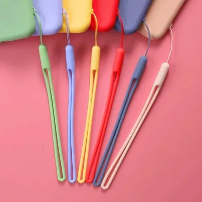 Convenient Silicone Rubber Phone Lanyard Wrist Strap for Many Colors