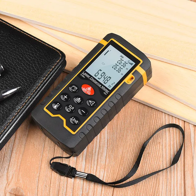 Real Time Backlit Tool Mini Laser Measured 100m Rangefinders Distance Meter, Laser Range Finder