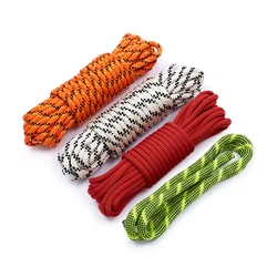 4-20mm Colored Braided Round Cord plastic coated braided nylon rope cord for toys