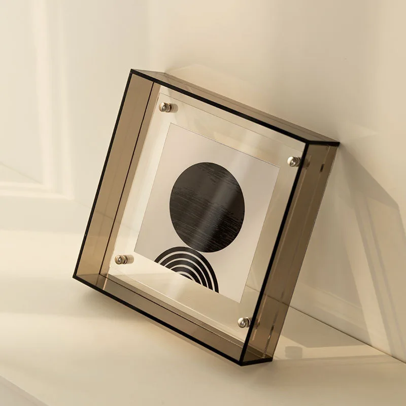 Wholesale Block Photo Frame 2x3 4x5 5x7 6x8  Custom Acrylic Picture Frame With Magnet