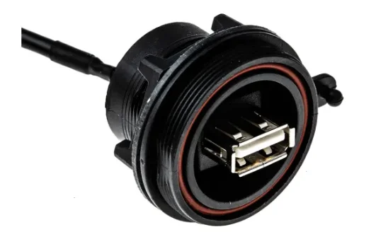 USB computer cable IP68 sealed through the panel B type USB computer cable PX0844/A/0M50/A