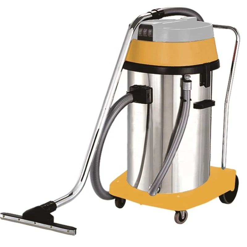 AS80-3 HaoTian 80L Three-motor industrial stainless steel wet and dry vacuum cleaner