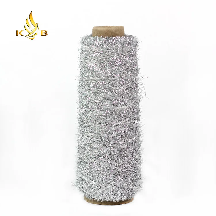 Polyester feather yarn eyelash yarn metallic lurex yarn manufacturer