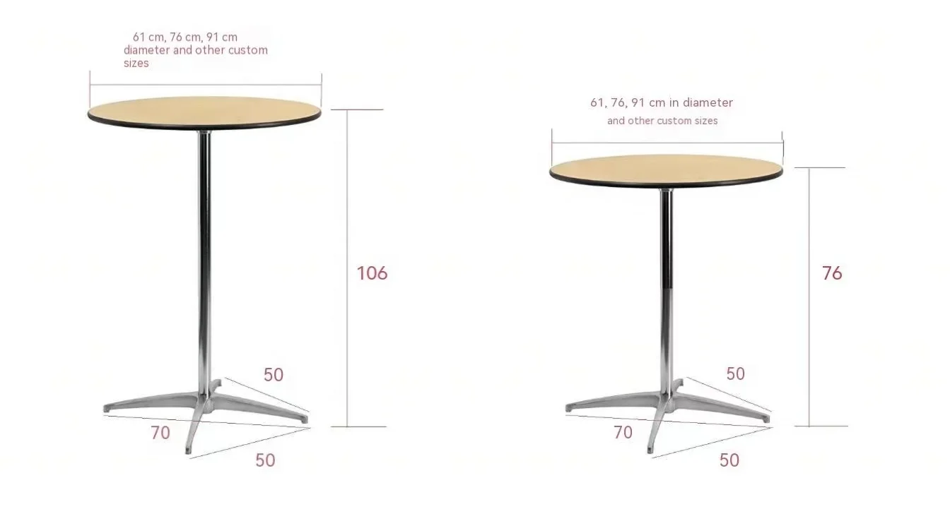 Professional Commercial Furniture Bar Stools Metal Base Bar Tables For Restaurant Pub home hotel coffee outdoor