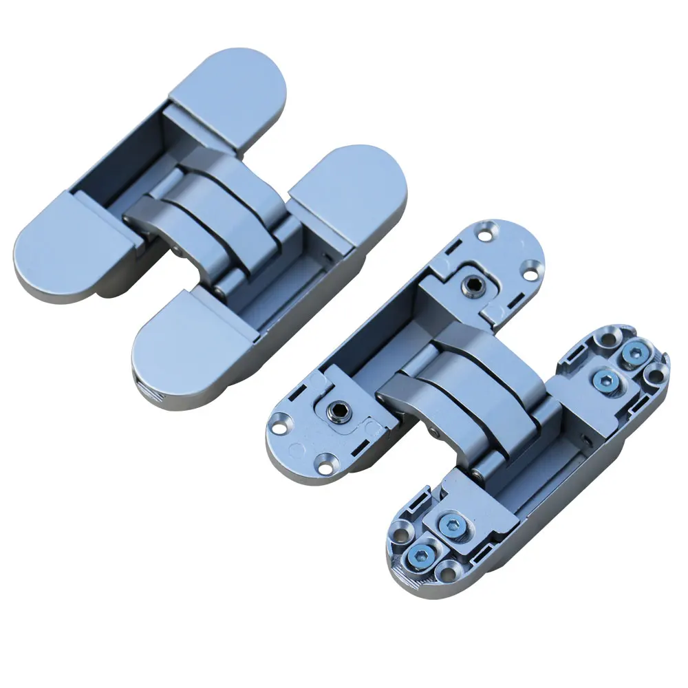 Серебряный 3-сторонний настраиваемый европейские невидимые петли