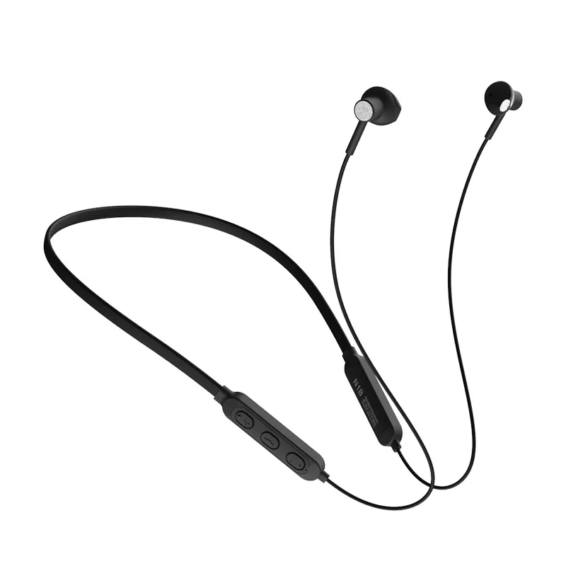 Наушники-вкладыши N1C с шейным ремешком спортивные магнитные Hi-Fi наушники TWS микрофоном супербасом поддержкой Bluetooth
