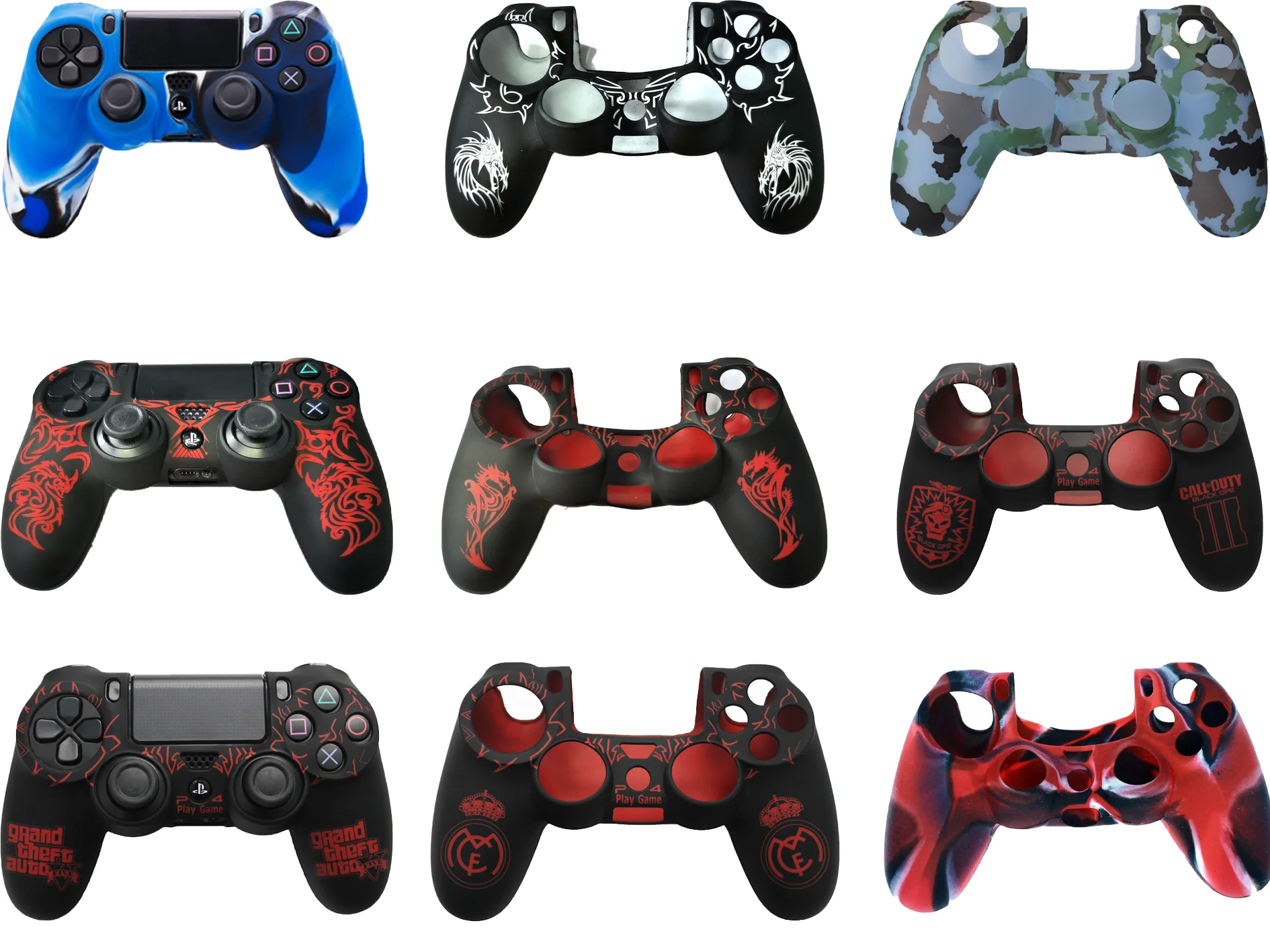 Оптовая продажа игровые аксессуары для playstation ps4 чехол контроллера sony