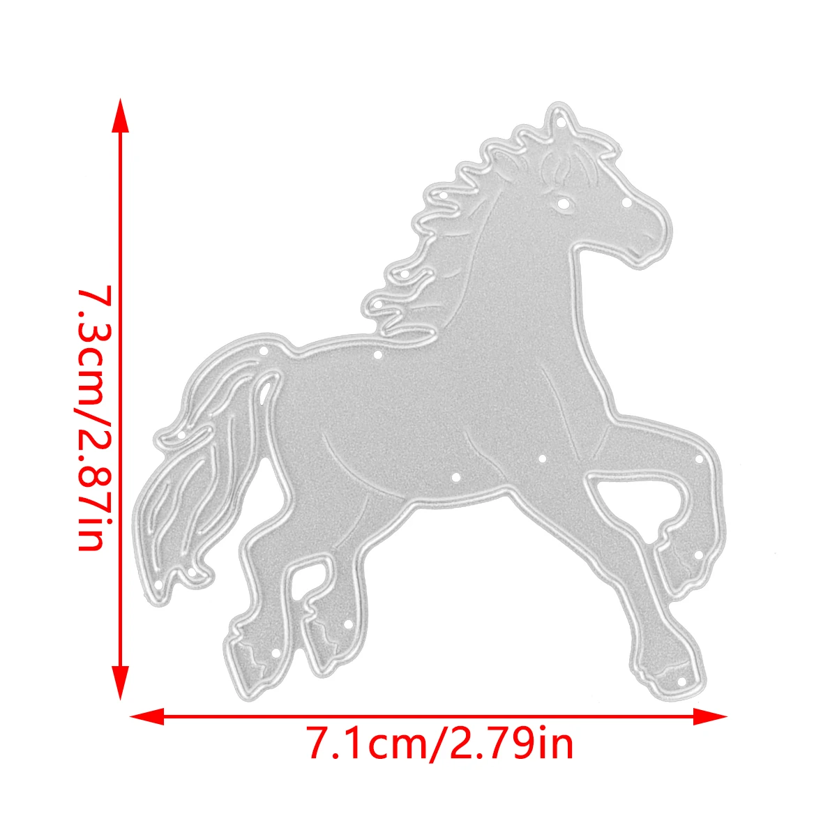 AAGU New Metal Cutting Dies Mould Scrapbooking Invitation Card Decoration Animal Horse Scrapbooking Craft Cutting Die