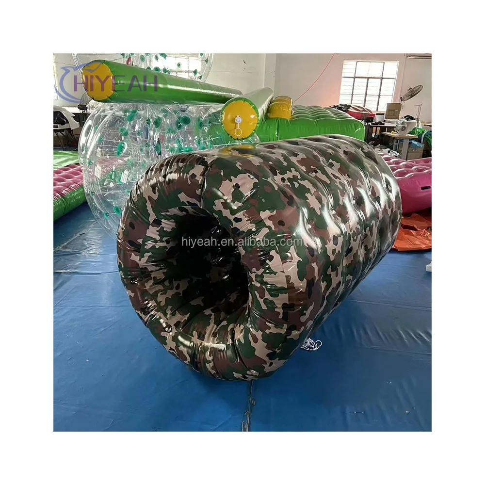 Unique design games amazing inflatable paintball bunker gun equipment for sports field