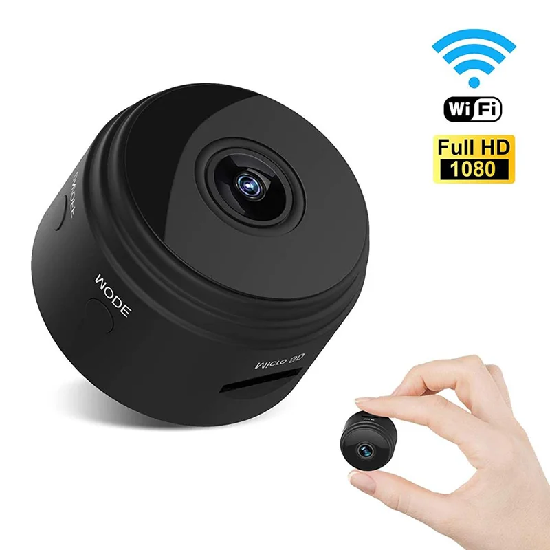Мини Wi-Fi камера HD 1080P Беспроводная Скрытая видеокамера маленькая камера няня с ночным видением A9 мини-камера
