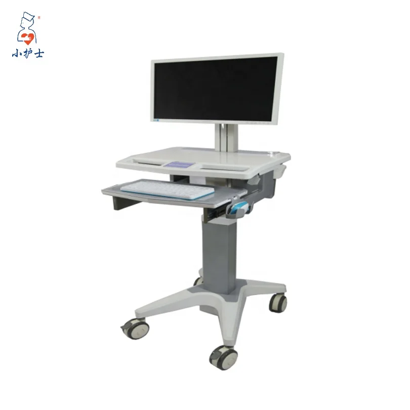 
PK-HIB Laptop Computer Trolley, trolley Laptop Cart Hospital Workstation Trolley 