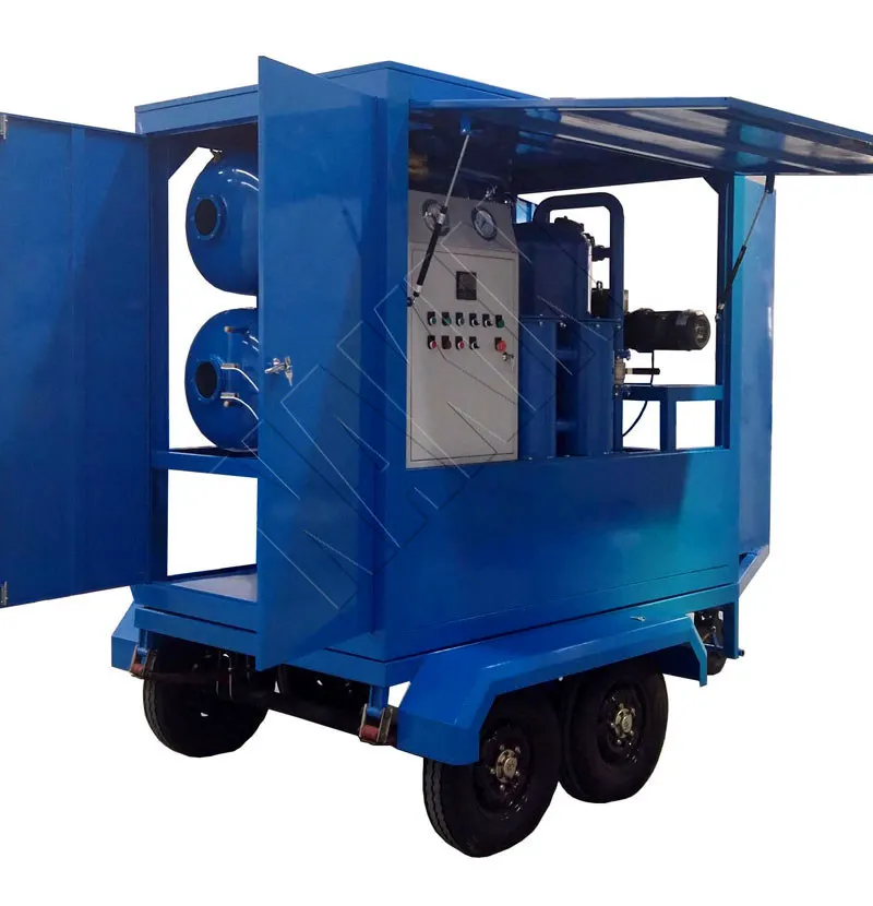 Trailer Type Transformer Oil Filtration Machine Vacuum Transformer Oil Purifier Transformer Oil Centrifuging