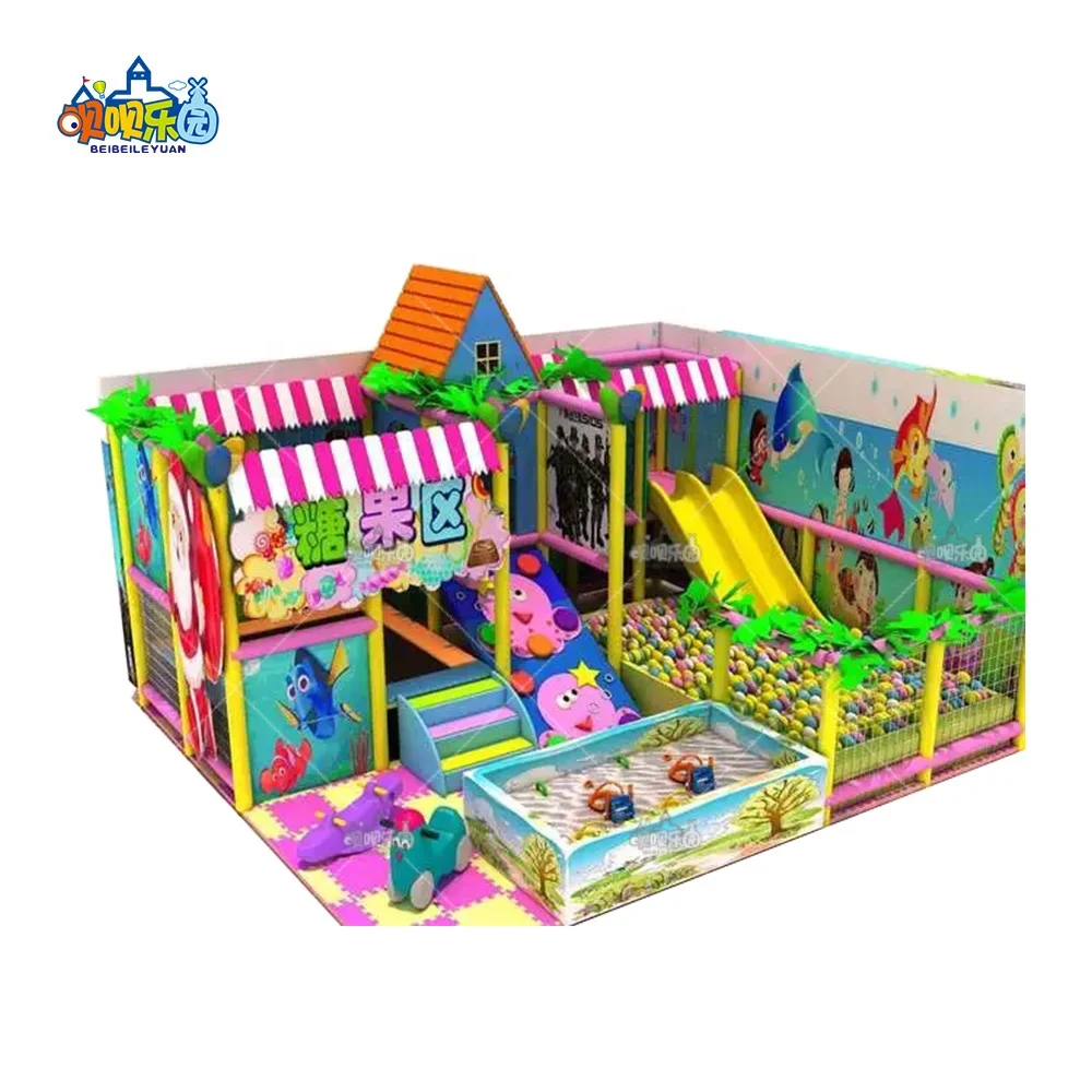 Customized Colorful Kids Soft Play Inflatable Theme Park Facilities Amusement Park Equipment