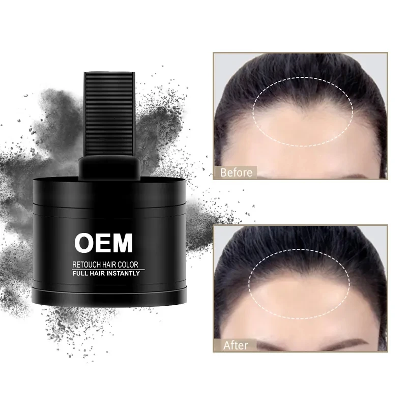 11 Colors Professional Hair Loss Concealer Powder Hair Building Fibers Waterproof Hairline Shadow Powder